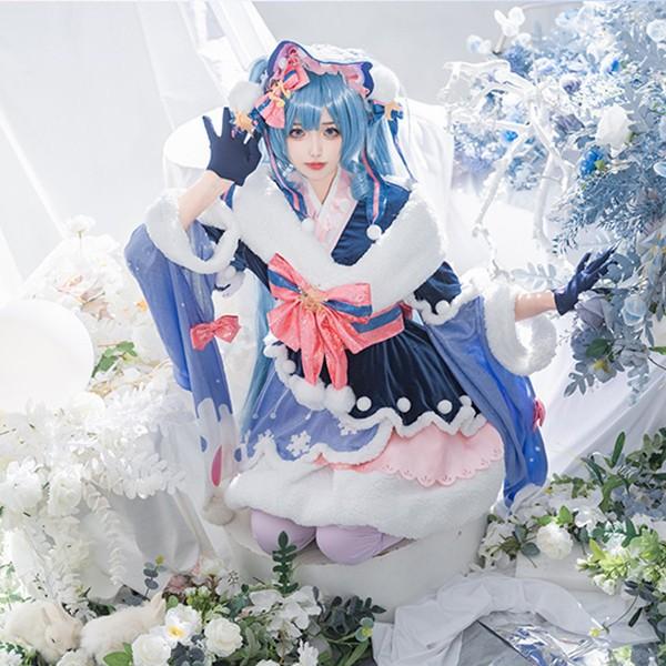 VOCALOID 初音ミク SNOW MIKU　雪ミク　2023 コスプレ 仮装 コスチューム　