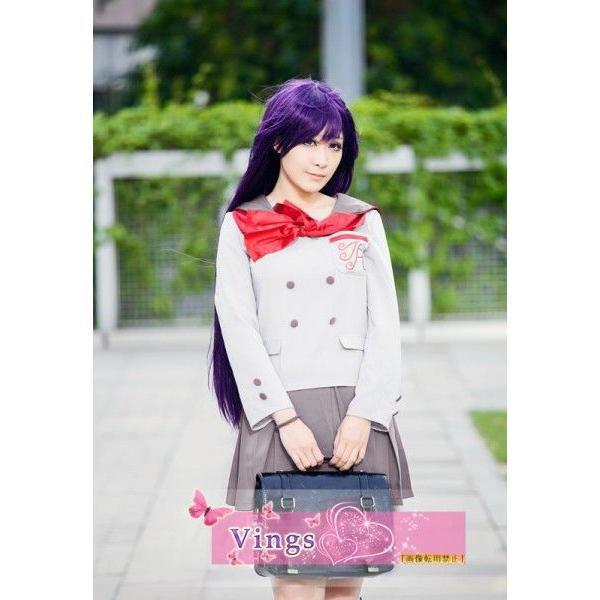 美少女戦士セーラームーン 火野レイ 学校制服 コスプレ衣装 ウィッグ追加可 ak014c0