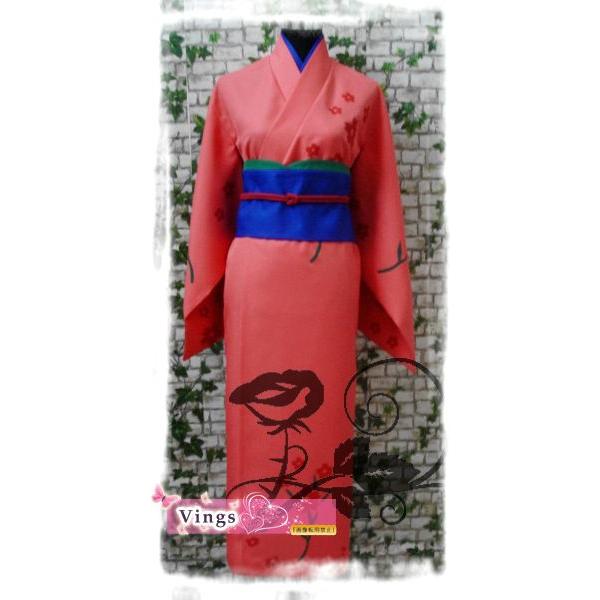 銀魂 (ぎんたま)志村妙(しむら たえ)和服 コスプレ衣装 コスチューム 変装仮装 ba019f0