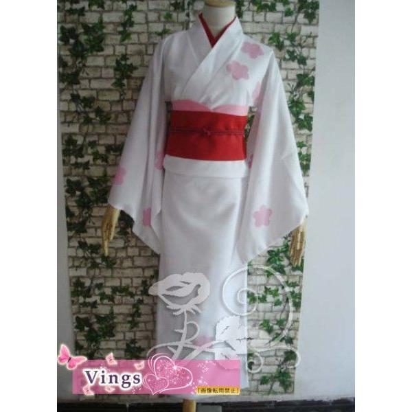 パー子風和服 銀魂 パー子風和服 コスプレ衣装 和服 コスプレ衣装 コスチューム変装仮装 ba021...