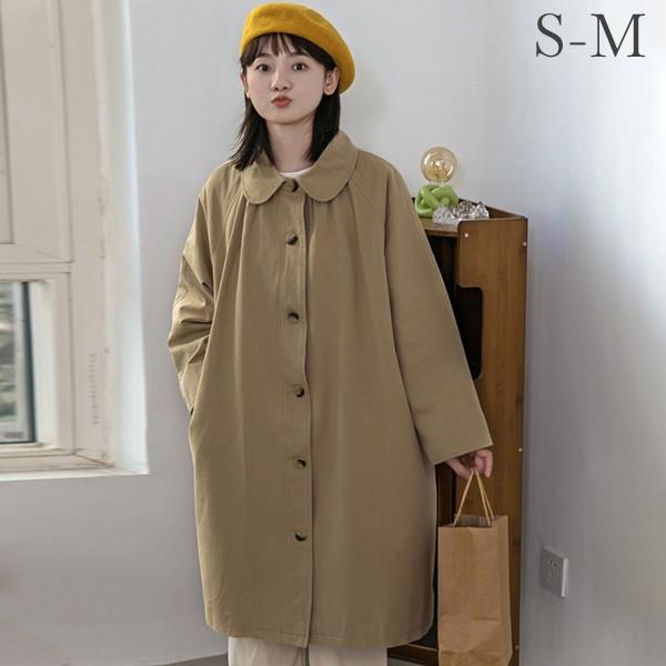 トレンチコート レディース 小柄 着やせ かわいい  春 秋 アウター 秋物 ベージュ 秋服 30代...