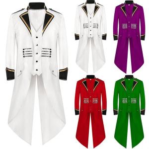 メンズ ジャケット アウター ベルベット 大きいサイズ ミモレ丈 王子様