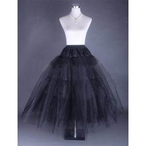 黒パニエ シフォンパニエ ノーマルタイプ Lolitaパニエ コスプレ 原宿風 ドレス用下着ウェディ...
