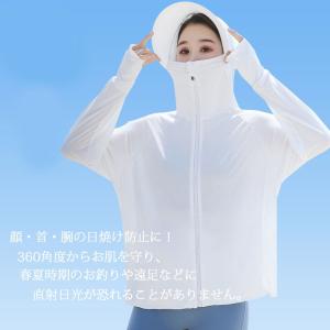 360度紫外線対策 着るだけでUV対策!つば広...の詳細画像2