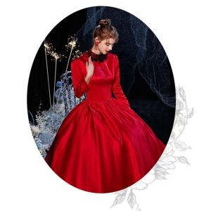 中世ヨーロッパ お姫様 女王様 ロングドレス ...の詳細画像5