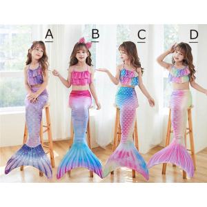 キッズ 子供水着 人魚姫 ビキニ水着 セパレー...の詳細画像1