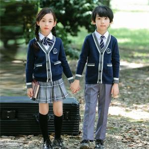 生徒制服 長袖 発表会 紺 児童 幼稚園 子供の日 スクールカーディガン キッズ ジュニア 中学生 小学生 フォーマル 卒業式 入学式 スーツ 女の子 男の子｜fullgrace