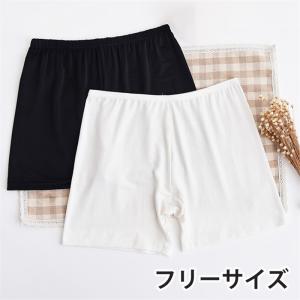 ペチパンツ インナーパンツ ペチコート ブラック ホワイト ショートパンツ レディース 薄手 黒 白 無地 シンプル インナー ショート ペチパン チラ見え防止