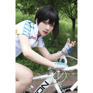 荒北靖友 コスプレ衣装に ブラック黒耐熱ウィッグ 弱虫ペダル 荒北靖友 コスプレ衣装に