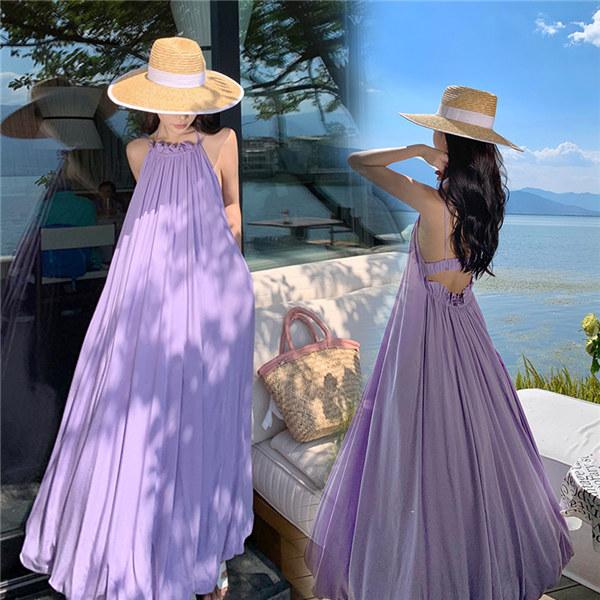 リゾートワンピース レディース サマードレス ワンピース Aライン ハワイ 沖縄 旅行用 大人 20...