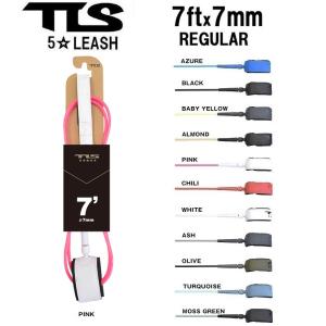 サーフィン リーシュコード TOOLS FIVE STAR LEASH FUN 7ft x 7mm