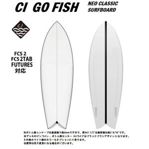 サーフィン サーフボード GO FISH モデル CI FISH レトロツイン ネオクラシック PU 当店限定コラボ CAL IMAGE カスタムオーダー 送料無料 店頭受け取り可｜fullhousesurfsports