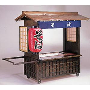 和風 屋台 模擬店 物販店 催事台 マルシェ ワゴン イベント セール 屋根付き 木製 kkkez キャスター付き ステンレス貼