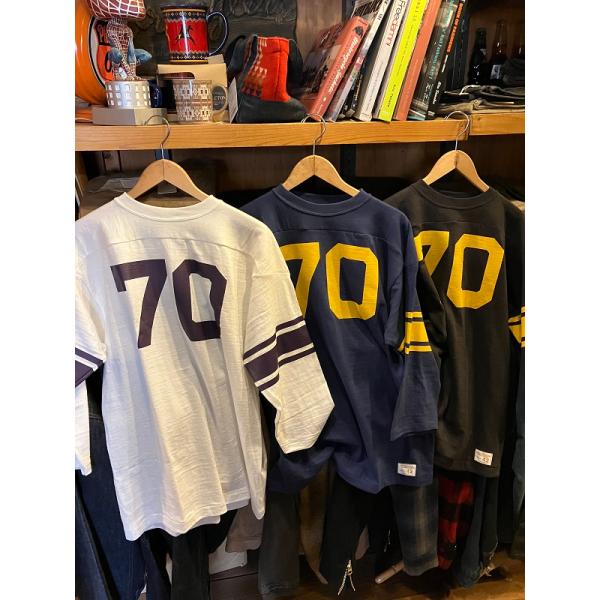 WAREHOUSE 七分袖フットボールTシャツ NO.70