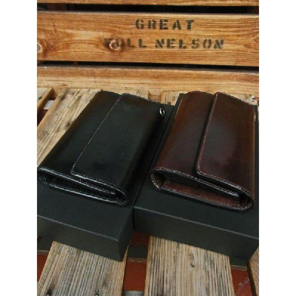 ART BROWN UK SADDLE LEATHER WALLET アートブラウンUKサドルレザー...