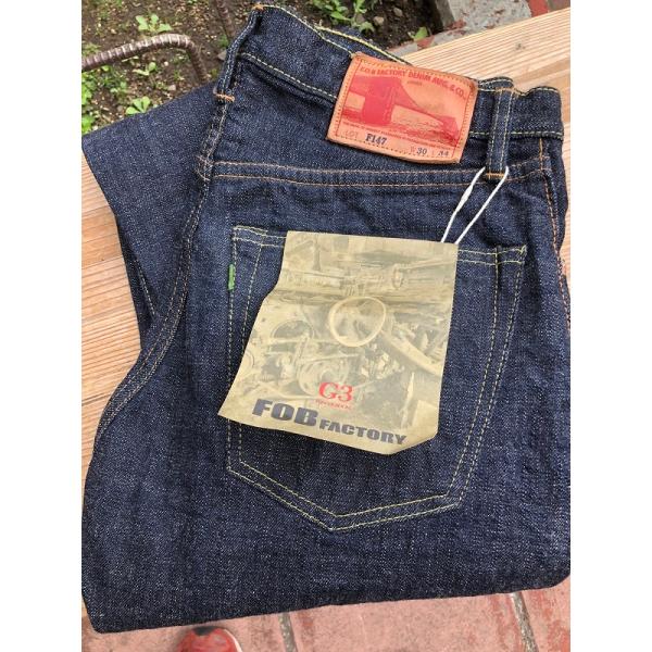 FOB FACTORY セルビッチデニム スリムフィット SELVEDGE DENIM 5P SLI...