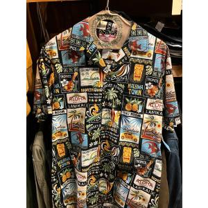 Made in USA Robert J. Clancey Aloha Shirts コットンアロハシャツ ALOHA ATATE｜fullnelsonhalf