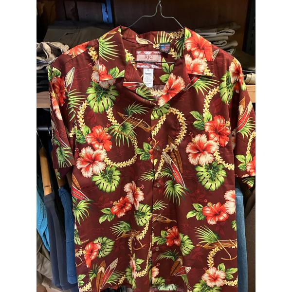 Made in USA Robert J. Clancey Aloha Shirts コットンアロハ...