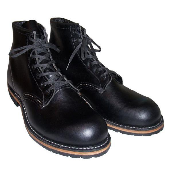 レッドウイングRED WING  BECKMAN ROUND BOOTS（ブラック）