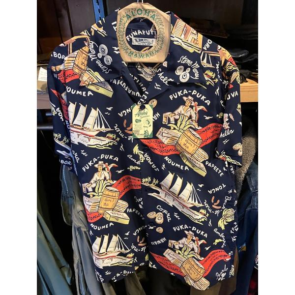 SUNSURF RAYON HAWAIIAN SHIRT “SOUTH SEA TRADER”
