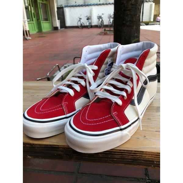 VANS バンズ アナハイムコレクション Sk8-Hi 38 Dx WHITE×RED