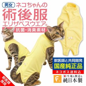 エリザベスカラーの代わりになる 獣医師推奨 猫用術後服エリザベスウエアR
