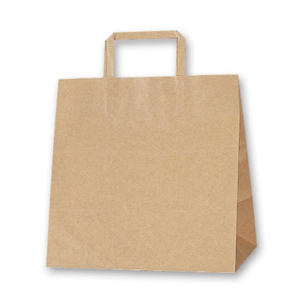 HEIKO 紙袋 H25チャームバッグ E(平手) 未晒無地 50枚入