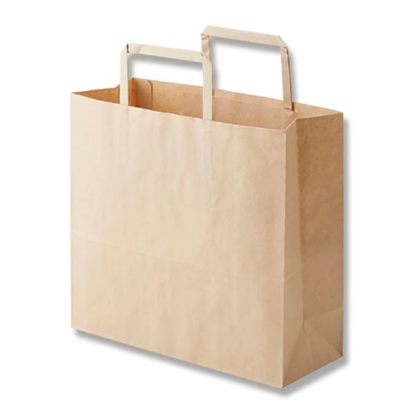 HEIKO 紙袋 H25チャームバッグ 26-1(平手) 未晒無地 50枚入