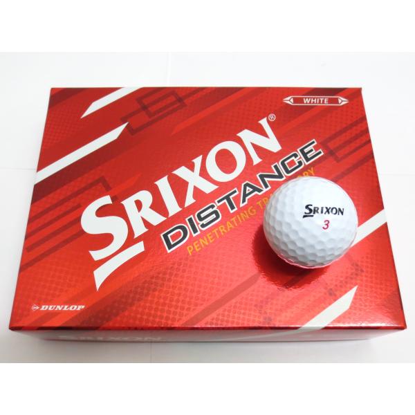 新品★ダンロップ★スリクソン ディスタンス ボール★SRIXON DISTANCE★2022★ホワイ...