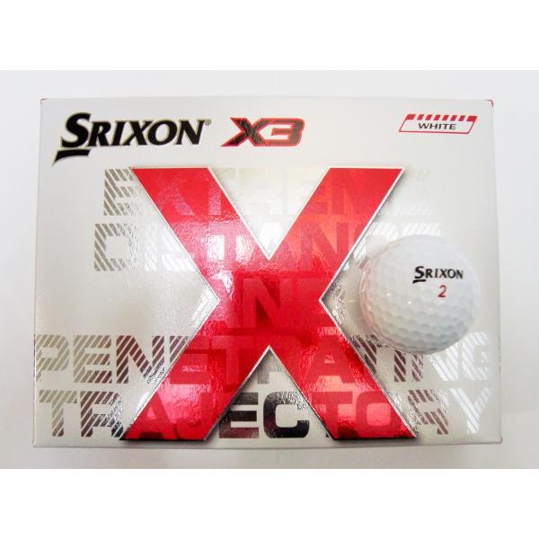 新品★ダンロップ★スリクソン X3 ボール★SRIXON★2022★ホワイト★1箱★12球