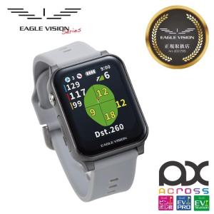 新品★朝日ゴルフ★イーグルビジョン アクロス★EAGLE VISION AX★EV-539GY★腕時計型★グレー★送料無料