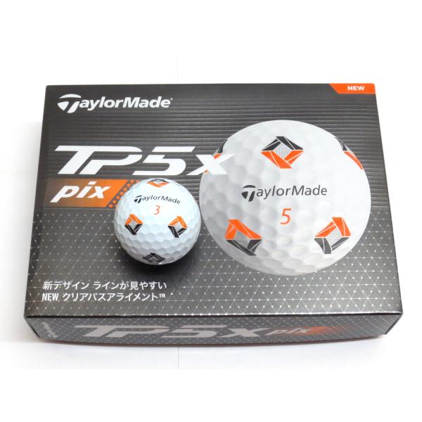 新品★テーラーメイド★TP5x pix ボール★5層構造★2024★リッキーファウラー監修デザイン★...