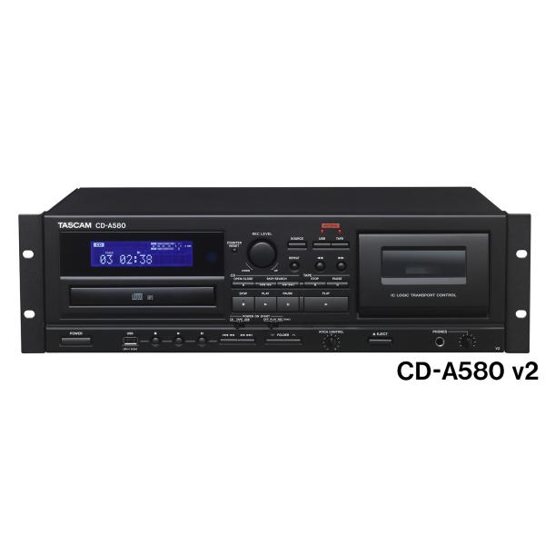 TASCAM CD-A580 v2 業務用 カセットレコーダー / CDプレーヤー / USBメモリ...