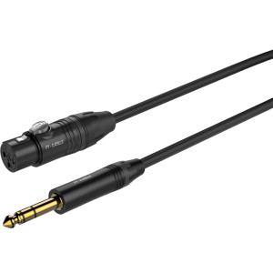 音響のプロ「ヒビノ」監修 XLRメス-TRS オーディオケーブル FT-CABLE 1m | バランス接続 バランスケーブル キャノン メス TRSフォン 三極フォン オーディオ DTM｜Hibino.com ストア(ヒビノ公式)