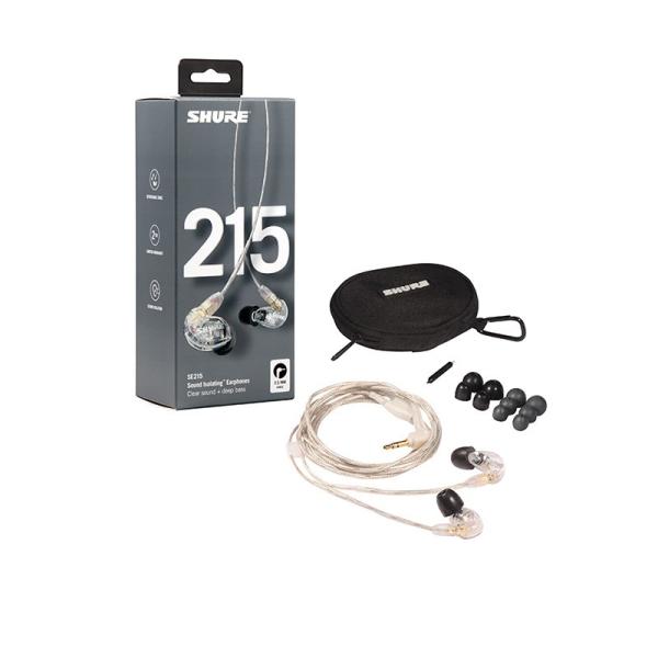 SHURE SE215-CL-A プロフェッショナル 高遮音性 イヤホン | 有線 イヤモニ ゲーミ...