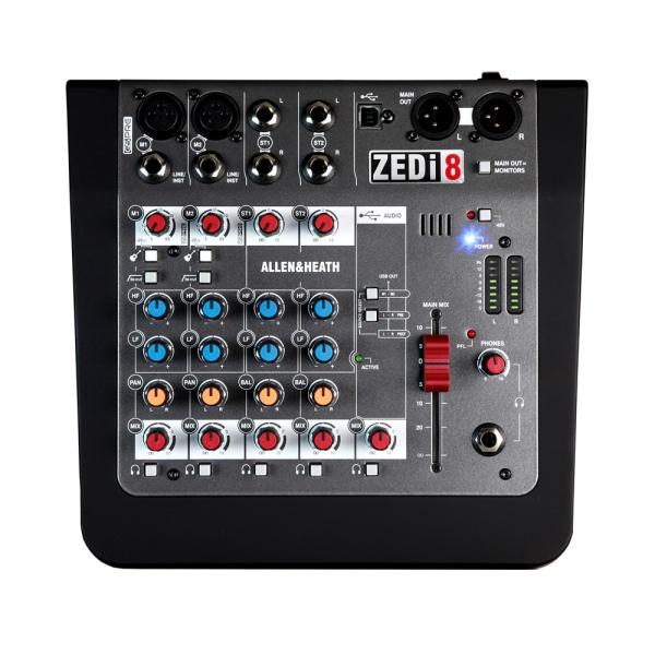 Allen &amp; Heath ZEDi-8 USBインターフェース搭載アナログミキサー|自宅録音 DT...