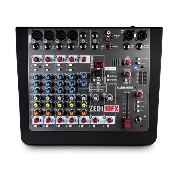 Allen &amp; Heath ZEDi-10FX USBインターフェース搭載アナログミキサー| 自宅録...