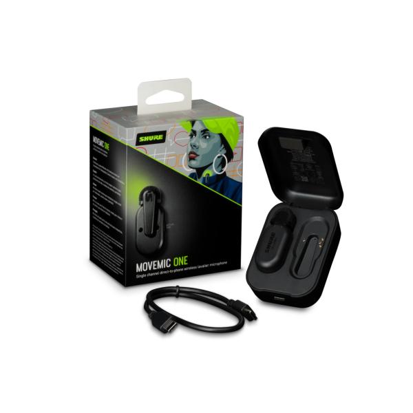 Shure MoveMic One MV-ONE-J-Z6 ワイヤレスマイク クリップタイプ | ス...