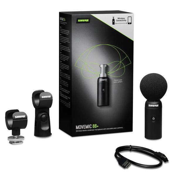 Shure MoveMic88+ MV88+W-J-Z6 ワイヤレスコンデンサーマイク | スマホ ...