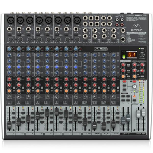 BEHRINGER X2222USB XENYX アナログミキサー | USBオーディオインターフェ...