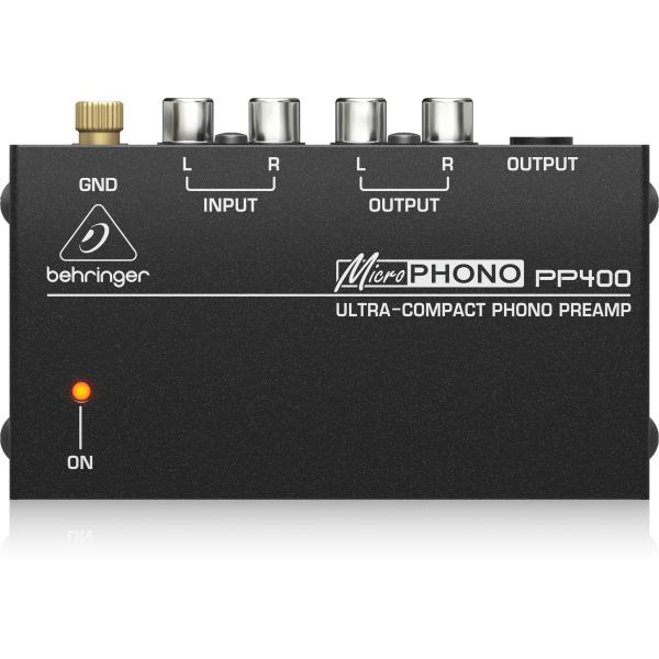 BEHRINGER ベリンガー PP400 MICROPHONO フォノプリアンプ フォノイコライザ...