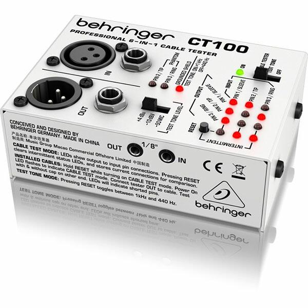 BEHRINGER ベリンガー CT100 ケーブルテスター |  ケーブルチェッカー XLR フォ...
