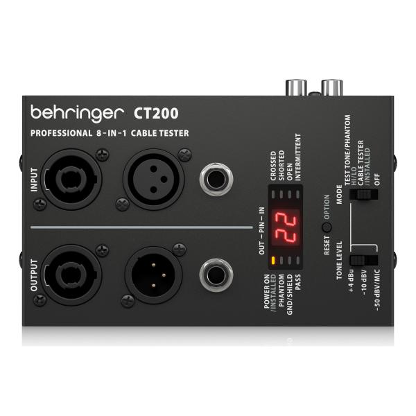 BEHRINGER ベリンガー CT200 ケーブルテスター |  ケーブルチェッカー XLR フォ...