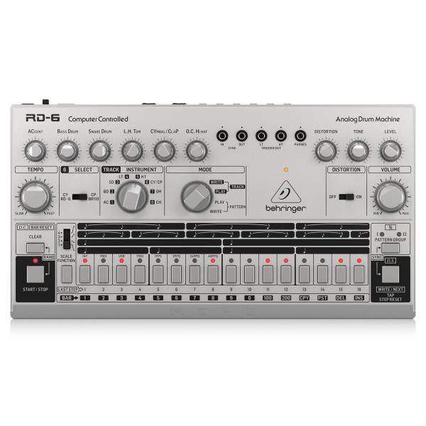BEHRINGER ベリンガー RD-6-SR アナログ ドラムマシン シルバー | ヴィンテージ ...