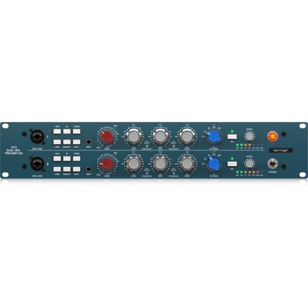BEHRINGER ベリンガー  1273 2ch マイププリアンプ 3バンドEQ チャンネルストリ...