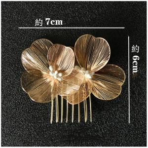 髪飾り 浴衣 着物 七五三 振袖 袴 和装 成...の詳細画像2