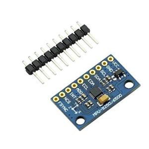 HiLetgo MPU9250 / 6500 9軸 9自由度1 6ビット ジャイロスコープ 加速用 磁気センサ IIC / SPI