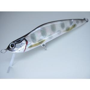 ハンドメイドミノー ホロアルミ アマゴ F75mm 4.5g 1点物