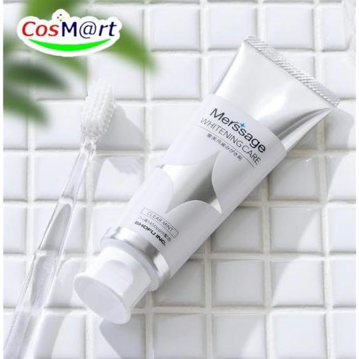 【歯科専売・医薬部外品】 松風 メルサージュ ホワイトニングケア 80g 1450PPM クリアミン...