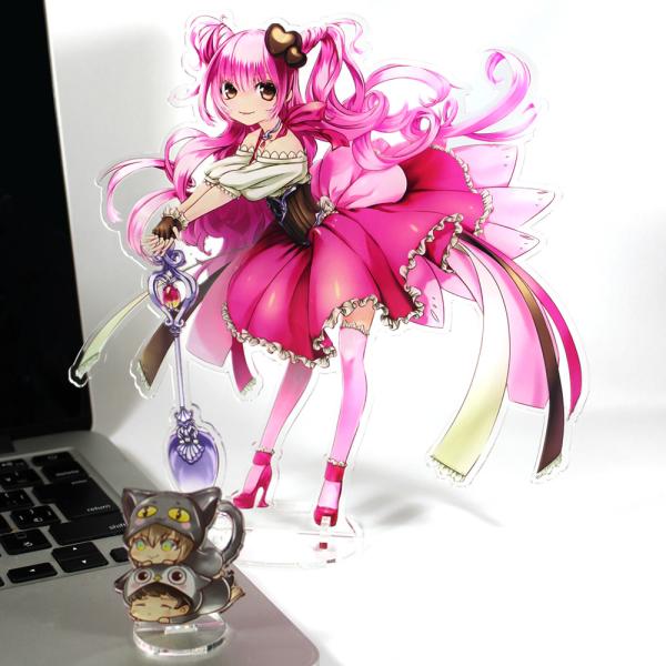 アクリルスタンド 10〜14cm【フリーカット】【完成サイズ指定】【１人用】 ☆ アクスタ 1個から...